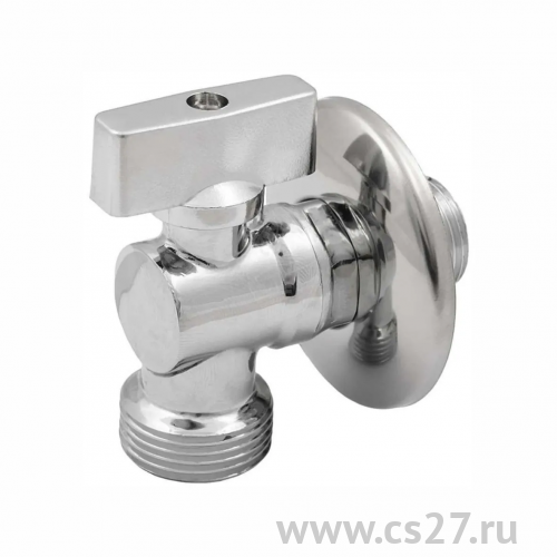 картинка Кран шаровый FERAT LUXE - УГЛОВОЙ  1/2"х1/2" НР/НР бабочка | Центр Снабжения | Дальний Восток | Находка