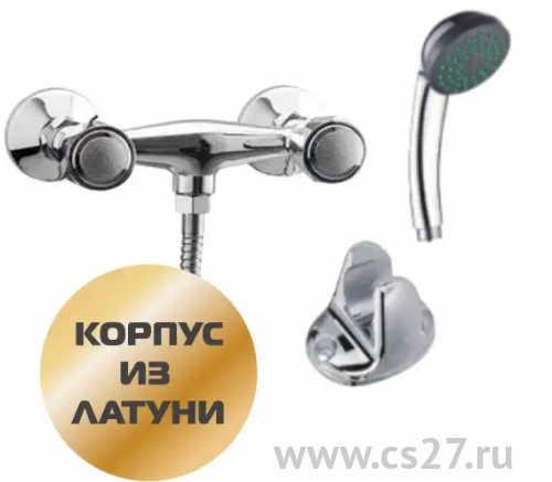 картинка BY20020702-br Cтационарный настенный смеситель без излива  | Центр Снабжения | Дальний Восток | Находка