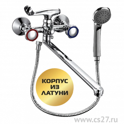 картинка BY1212207-br Смеситель FERAT для ванны двухвентильный | Центр Снабжения | Дальний Восток | Находка